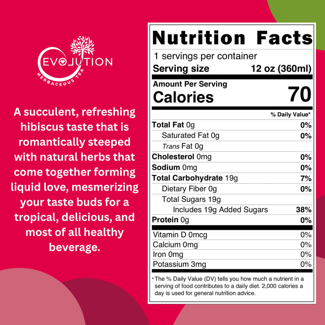 Hibiscus Raspberry Lemonade  Herbal Tea